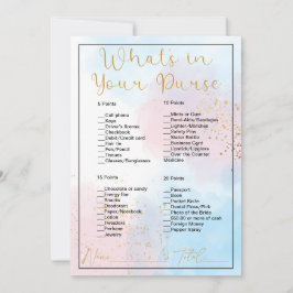 Was ist in Ihrem puren rosa-blaues Brautparty? Einladung