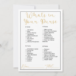 Was ist in Ihrem purweißen und goldenen Brautparty Einladung