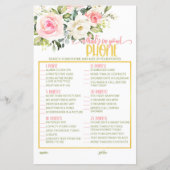 Was ist in Ihrem Telefon - Rosa Bläschen & Gold (Vorderseite)