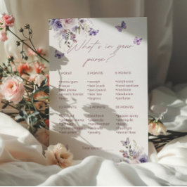 Was ist in Ihrer Brautparty-Spielkarte?