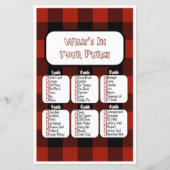 Was ist in Ihrer kleinen Lumberjack-Babydusche? (Vorderseite)