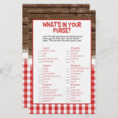 Was ist in Ihrer Tasche - Red Baby Q (Vorne/Hinten)