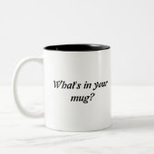 Was ist in Ihrer Tasse? - Autoansicht Zweifarbige Tasse (Links)