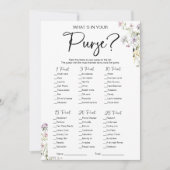 Was ist in Ihrer Wildblume Brautparty-Spiel Einladung (Vorderseite)
