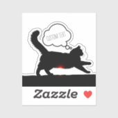 Was ist in meinem Kopf? Personalisiert Aufkleber (Blatt)