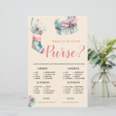 Was ist in Purse Christmas Strumpf Bridal Game (Stehend Vorderseite)