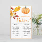 Was ist in Purse Fall Pumpkin Bridal Game? (Stehend Vorderseite)