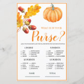 Was ist in Purse Fall Pumpkin Bridal Game? (Vorderseite)
