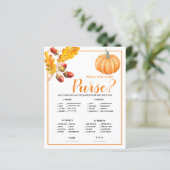 Was ist in Purse Fall Pumpkin Bridal Game? (Stehend Vorderseite)