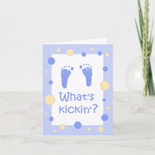 Was ist Kickins Baby-Dusche? Einladung
