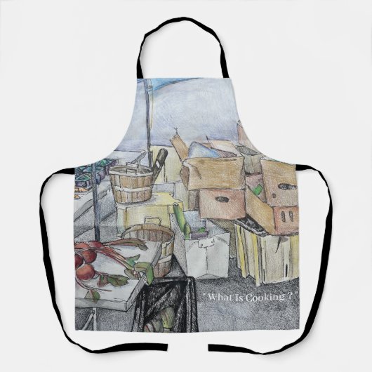 " Was ist Kochen? Schürze (Vorderseite)