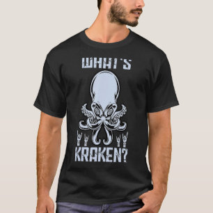 Was ist Kraken Cephalopod Terror Beängstigend Octo T-Shirt