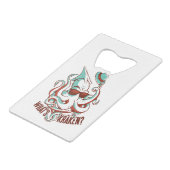 Was ist Kraken? Geldbeutel Flaschenöffner (Rückseite Schrägansicht)