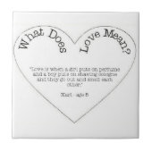 Was ist Liebe Gemein - Parfüm und Kölner Tile Fliese (Vorderseite)