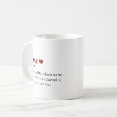 Was ist Liebe? Kaffeetasse (Vorderseite Links)