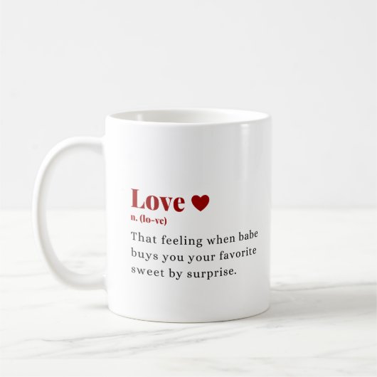 Was ist Liebe? Kaffeetasse (Links)