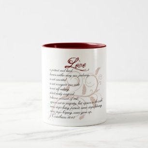 "Was ist Liebe?" Mug2 Zweifarbige Tasse