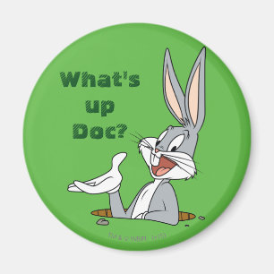 WAS IST LOS DOC?™ BUGS BUNNY™ Kaninchen Loch Magnet