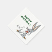WAS IST LOS, DOC?™ BUGS BUNNY™ Kaninchenbau Serviette (Ecke)