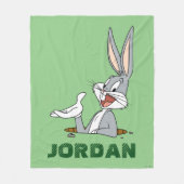 WAS IST LOS, DOC?™ BUGS BUNNY™ Rabbit Hole Fleecedecke (Vorderseite)