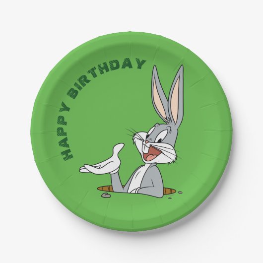 WAS IST LOS, DOC?™ BUGS BUNNY™ Rabbit Hole Pappteller (Vorderseite)