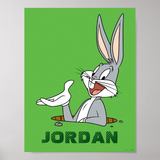 WAS IST LOS, DOC?™ BUGS BUNNY™ Rabbit Hole Poster (Vorne)
