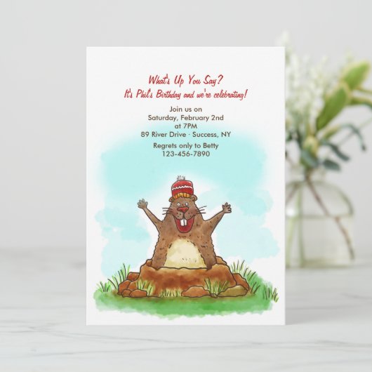 Was ist los? Einladung (Stehend Vorderseite)