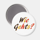 Was ist los? magnet (Vorderseite/Rückseite)