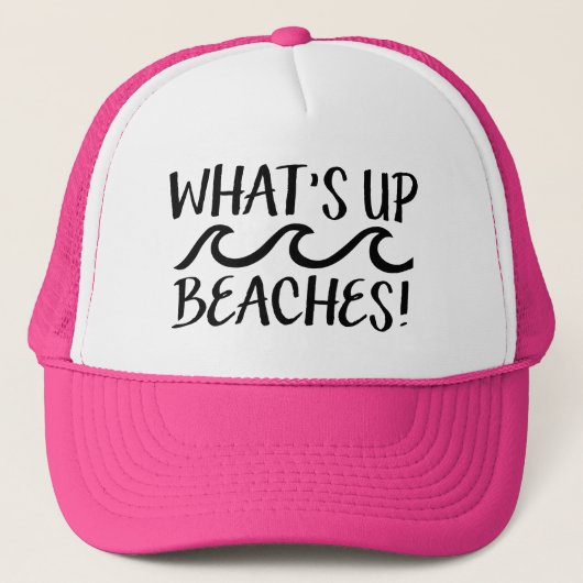 Was ist los mit Beaches? Truckerkappe (Vorderseite)