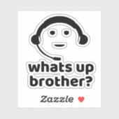 Was ist los mit Brother? Aufkleber (Blatt)