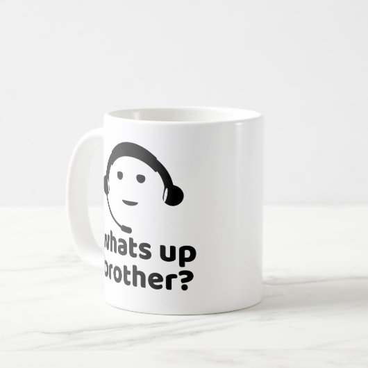 Was ist los mit Brother? Kaffeetasse (Vorderseite Links)