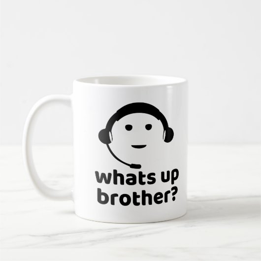 Was ist los mit Brother? Kaffeetasse (Links)