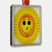 Was ist los! ornament aus metall (Rechts)