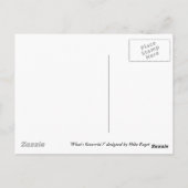 Was ist los? postkarte (Rückseite)