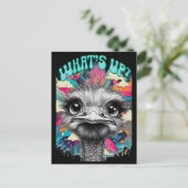 Was ist los? postkarte (Stehend Vorderseite)