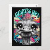 Was ist los? postkarte (Vorne/Hinten)