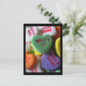 Was ist los? postkarte (Stehend Vorderseite)