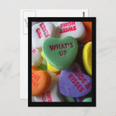 Was ist los? postkarte (Vorne/Hinten)