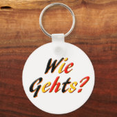 Was ist los? schlüsselanhänger (Vorderseite)
