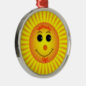 Was ist los! silbernes ornament (Rechts)