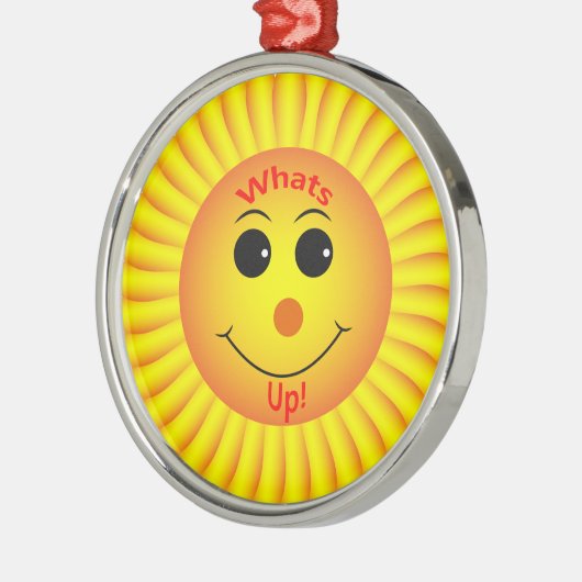 Was ist los! silbernes ornament (Links)