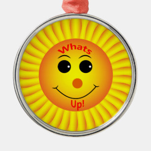 Was ist los! silbernes ornament