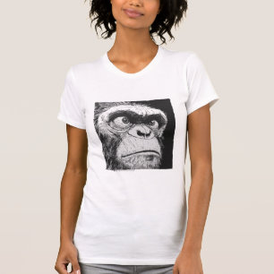 "Was ist los? Verwirrte Primat Art T-Shirt