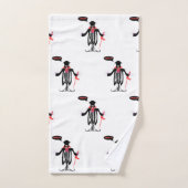 WAS IST? MAN CARICATURE Neuartiges Badetuch Set (Handtuch)