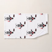 WAS IST? MAN CARICATURE Neuartiges Badetuch Set (Handtuch)