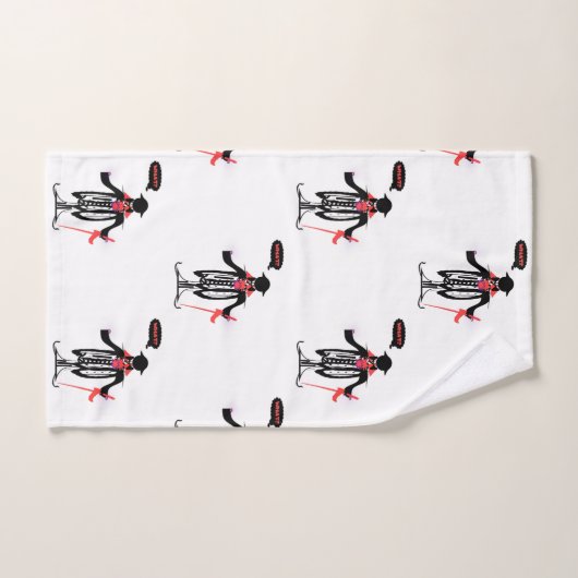 WAS IST? MAN CARICATURE Neuartiges Badetuch Set (Handtuch)