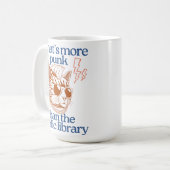 Was ist mehr als die öffentliche Bibliothek? Kaffeetasse (Vorderseite Links)