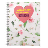 Was ist mein Password Spiral Notebook? Notizblock (Vorderseite)