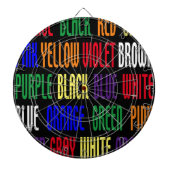 Was ist meine Farbe? Dartscheibe (vorne)