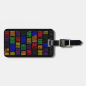 Was ist meine Farbe? Gepäckanhänger (Vorderseite horizontal)